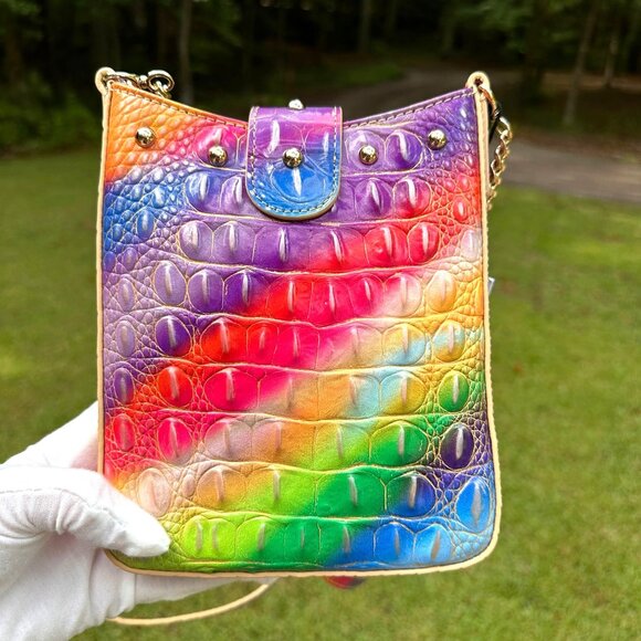 Brahmin Marley Multi Gumdrop Collection Leather Crossbody V04248940000050 NWT - Picture 5 of 16